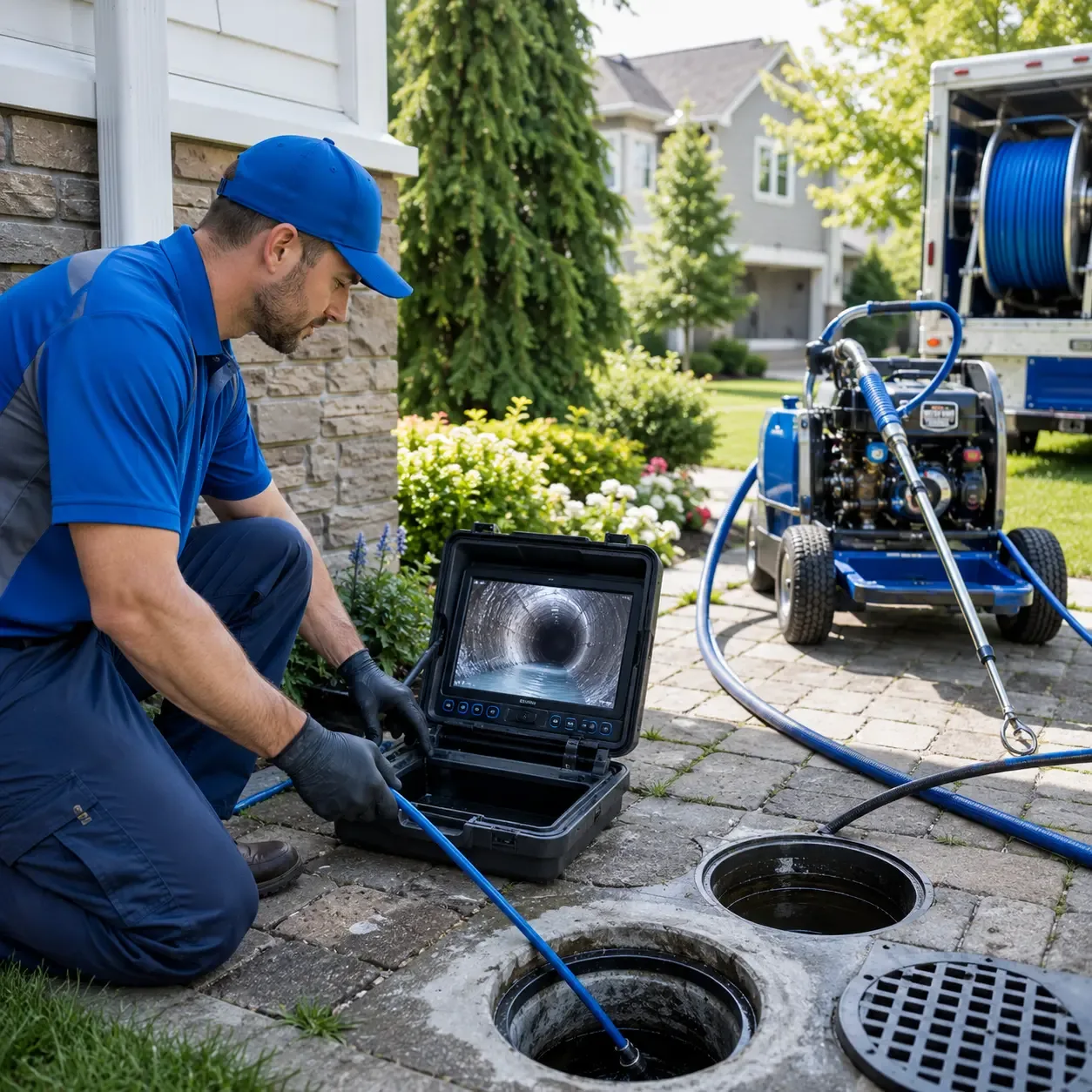 Outdoor drain cleaning professionals serving Roanoke, AL
